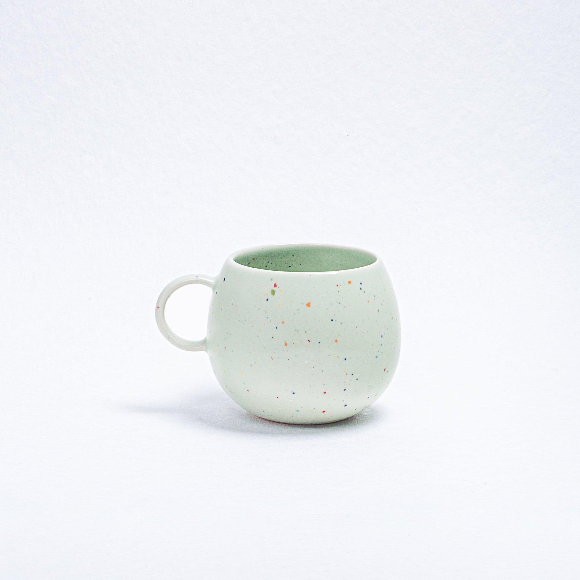 Green Ball Mug 17oz / 500ml stoneware ceramic — Party Collection - mosswell.us