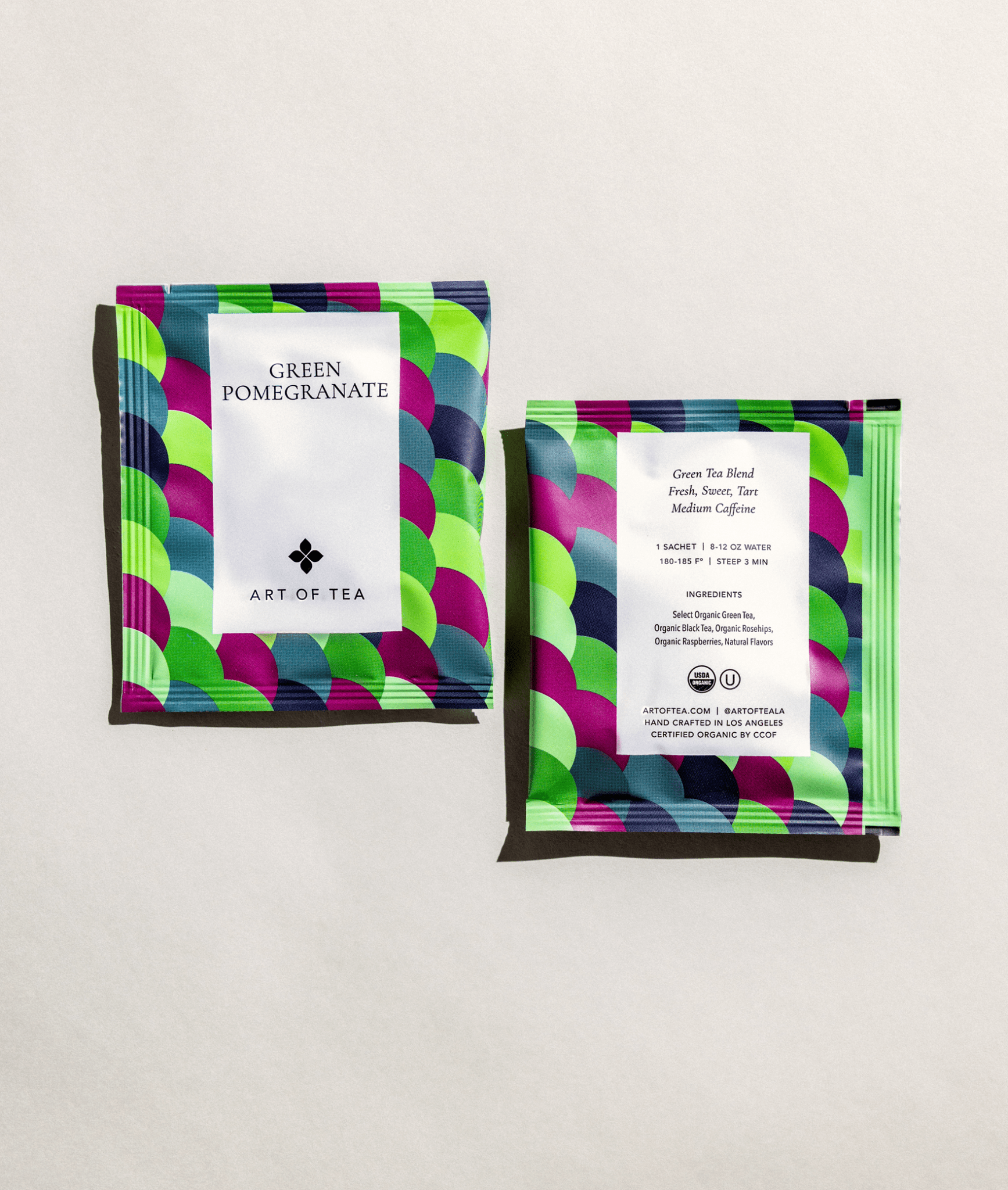 Green Pomegranate Tea Eco Teabag Sachets - mosswell.us