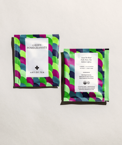 Green Pomegranate Tea Eco Teabag Sachets - mosswell.us