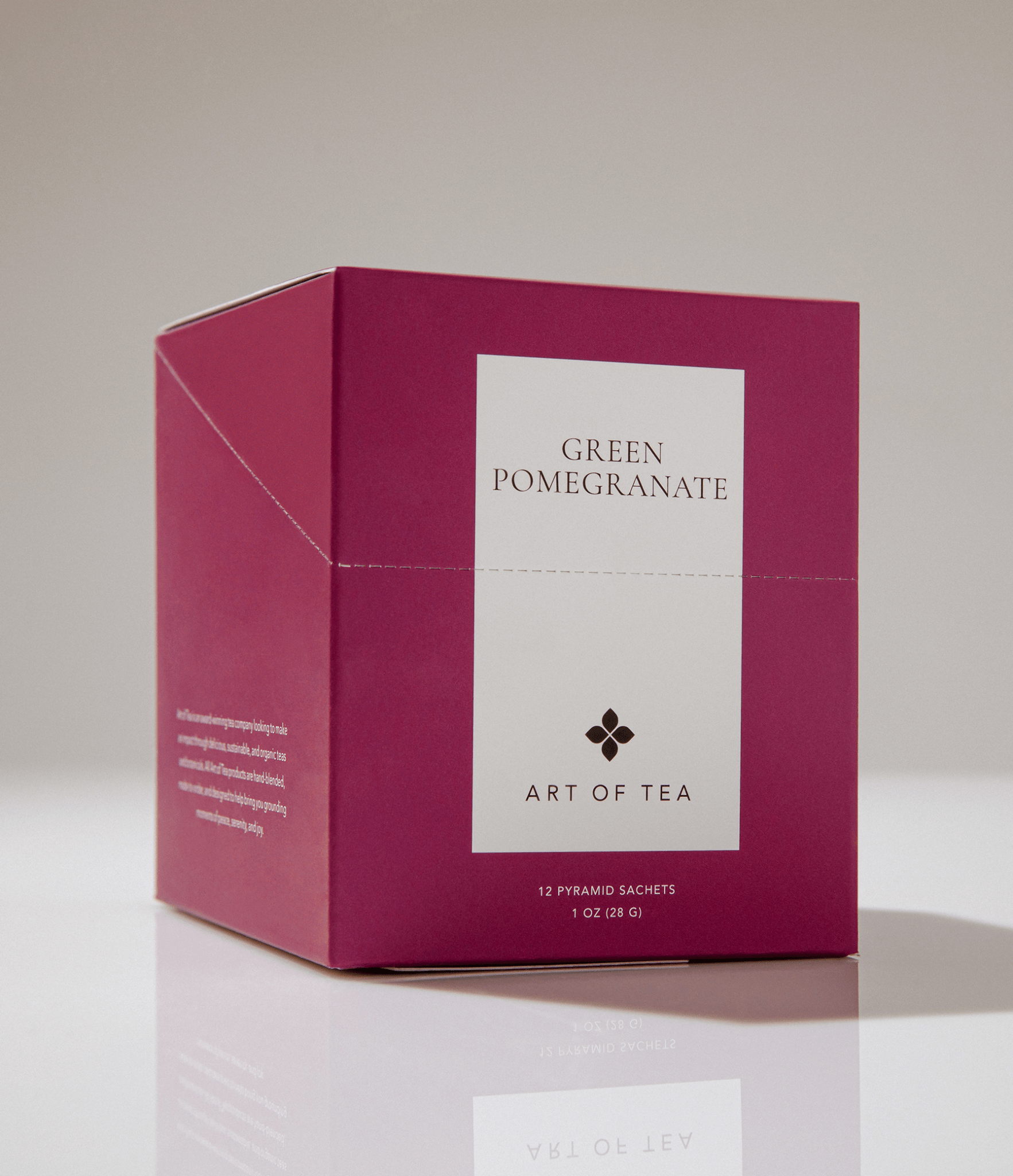 Green Pomegranate Tea Eco Teabag Sachets - mosswell.us