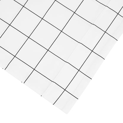 Grid Printed Cotton Percale Pillowcases - mosswell.us