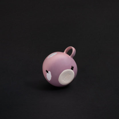 Halloween Pink Cloud stoneware ceramic Mug 17oz / 500ml Meow - mosswell.us