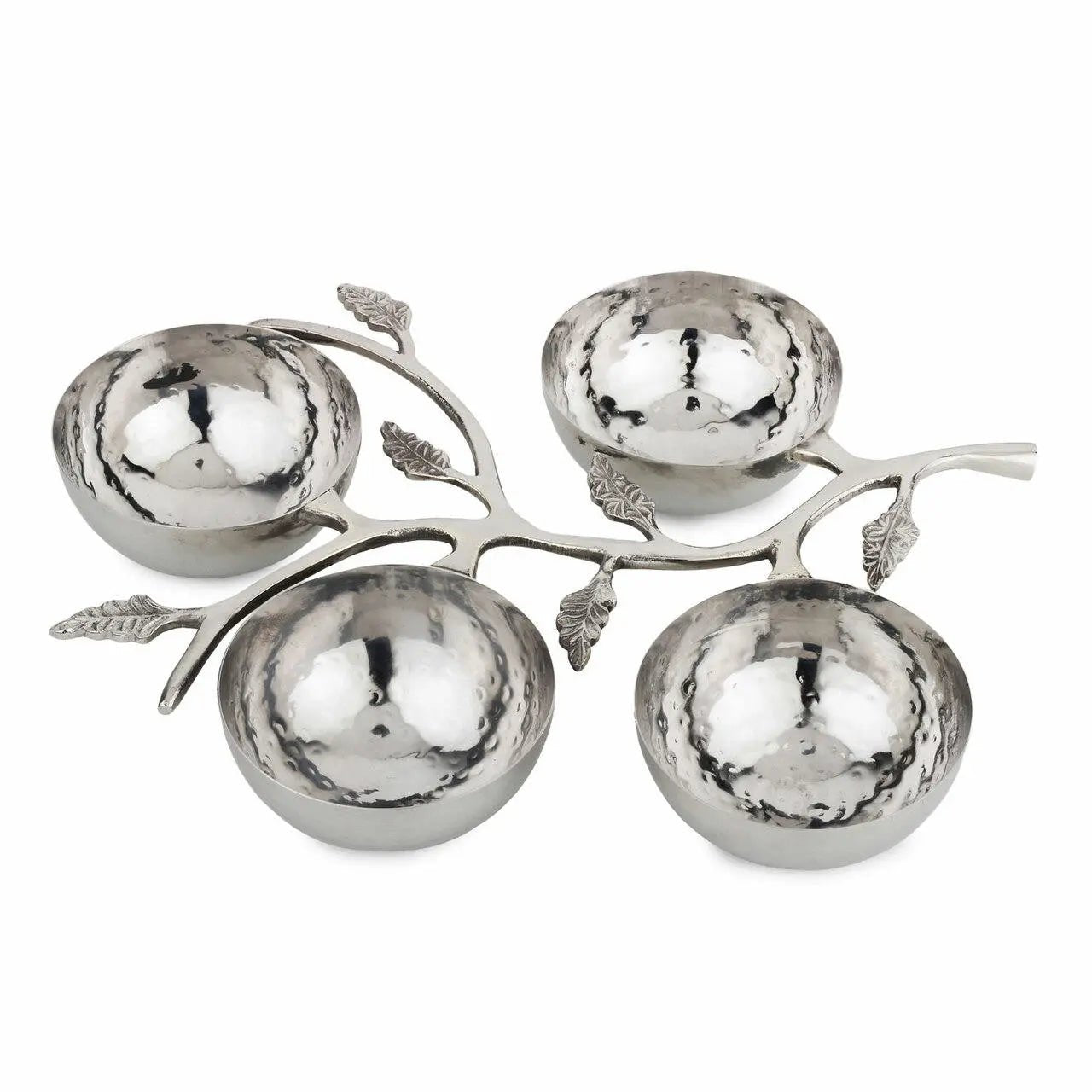 Hammered Leaf Nut Bowl - mosswell.us