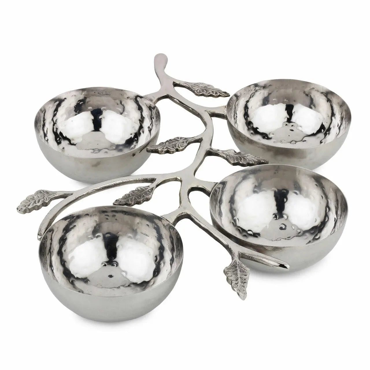 Hammered Leaf Nut Bowl - mosswell.us