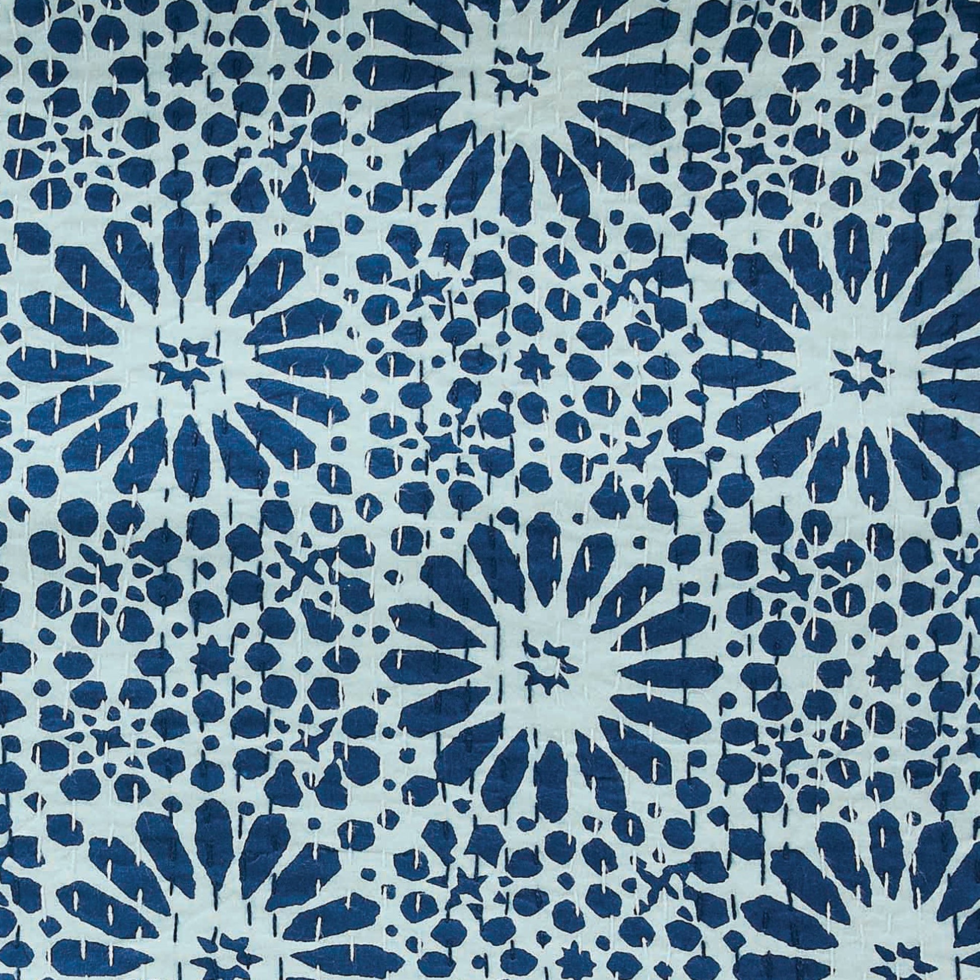Hand Stitched Block Print Kantha Throws - mosswell.us