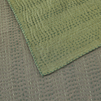 Hand Stitched Reversible Kantha Coverlets - mosswell.us