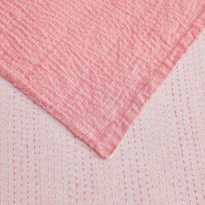 Hand Stitched Reversible Kantha Coverlets - mosswell.us