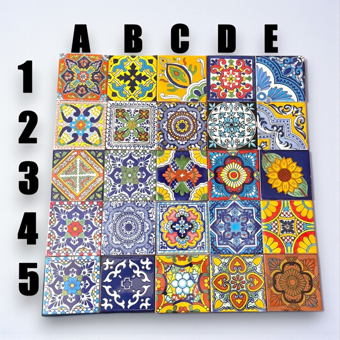 Handcrafted Talavera Tile Serving Tray | Mexican Wooden Tray - Cat Rodeo