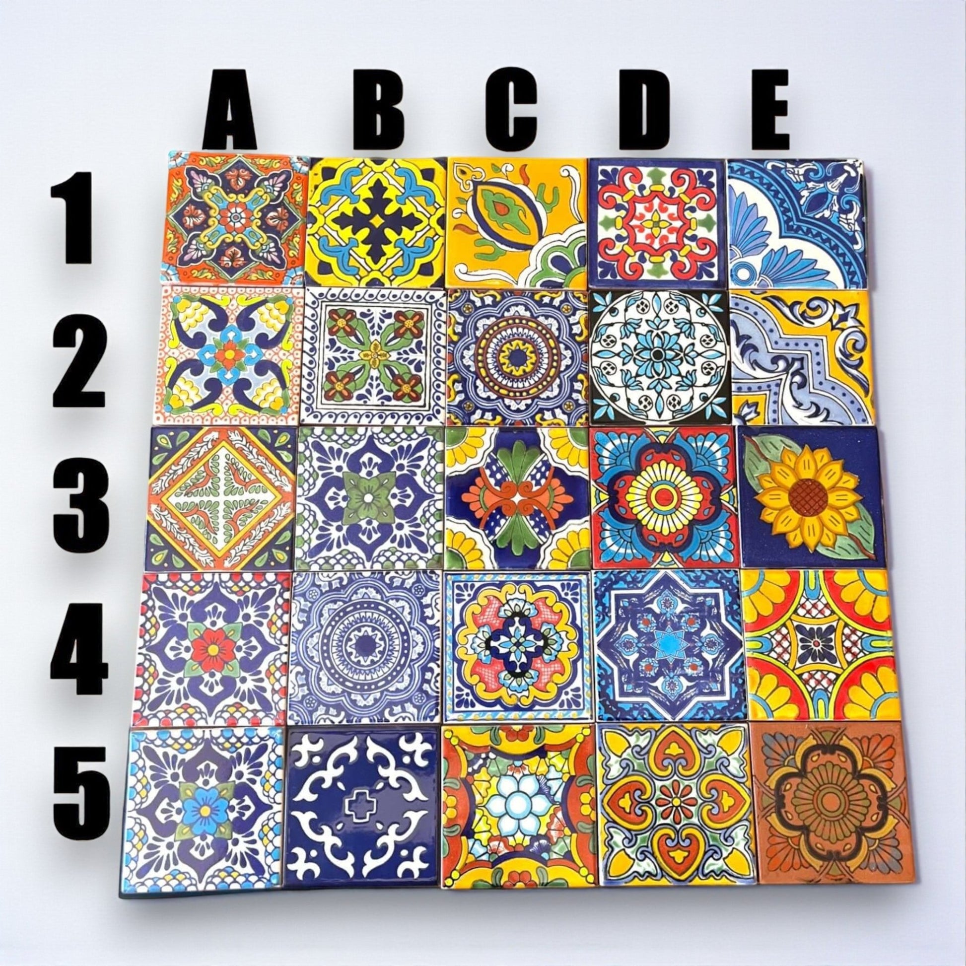 Handcrafted Talavera Tile Serving Tray | Mexican Wooden Tray - Cat Rodeo