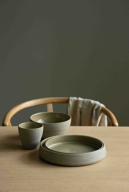 Handmade Stoneware Dinner Set "Concrete" - mosswell.us