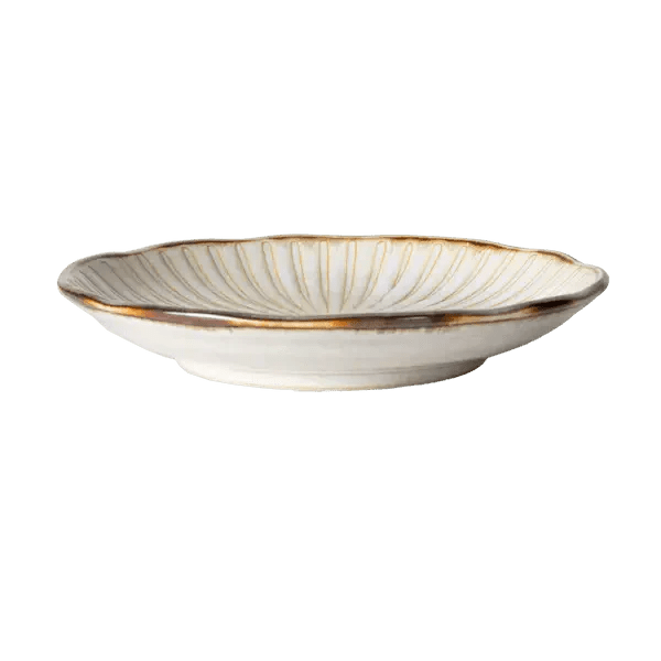 Hasui Tokusa 6.5" Round Appetizer Plate White - mosswell.us