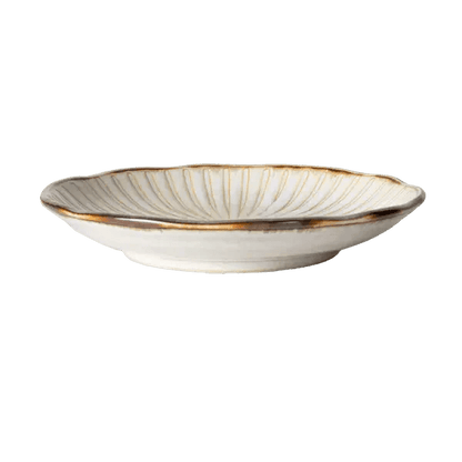Hasui Tokusa 6.5" Round Appetizer Plate White - mosswell.us