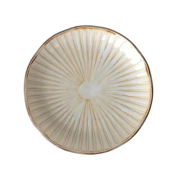 Hasui Tokusa 6.5" Round Appetizer Plate White - mosswell.us
