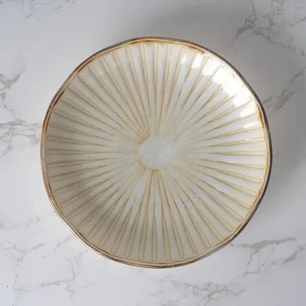 Hasui Tokusa 6.5" Round Appetizer Plate White - mosswell.us