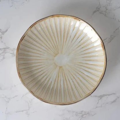 Hasui Tokusa 6.5" Round Appetizer Plate White - mosswell.us