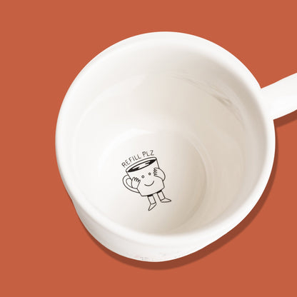 Illustrated Coffee Mug - Coffee Cart - mosswell.us