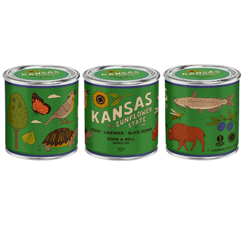Kansas State Candle - mosswell.us