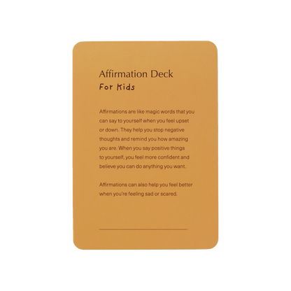 Affirmation Kids Card Deck