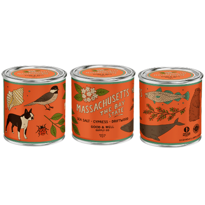 Massachusetts State Candle - mosswell.us