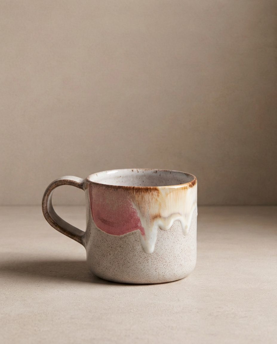 Mug 12.2oz / 360ml stoneware ceramic — Melting Ice Cream Collection