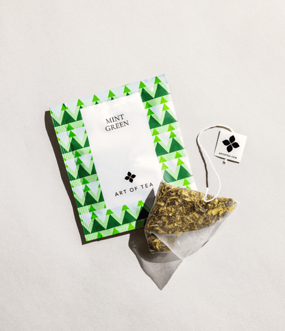 Mint Green Tea Eco Teabag Sachets - mosswell.us