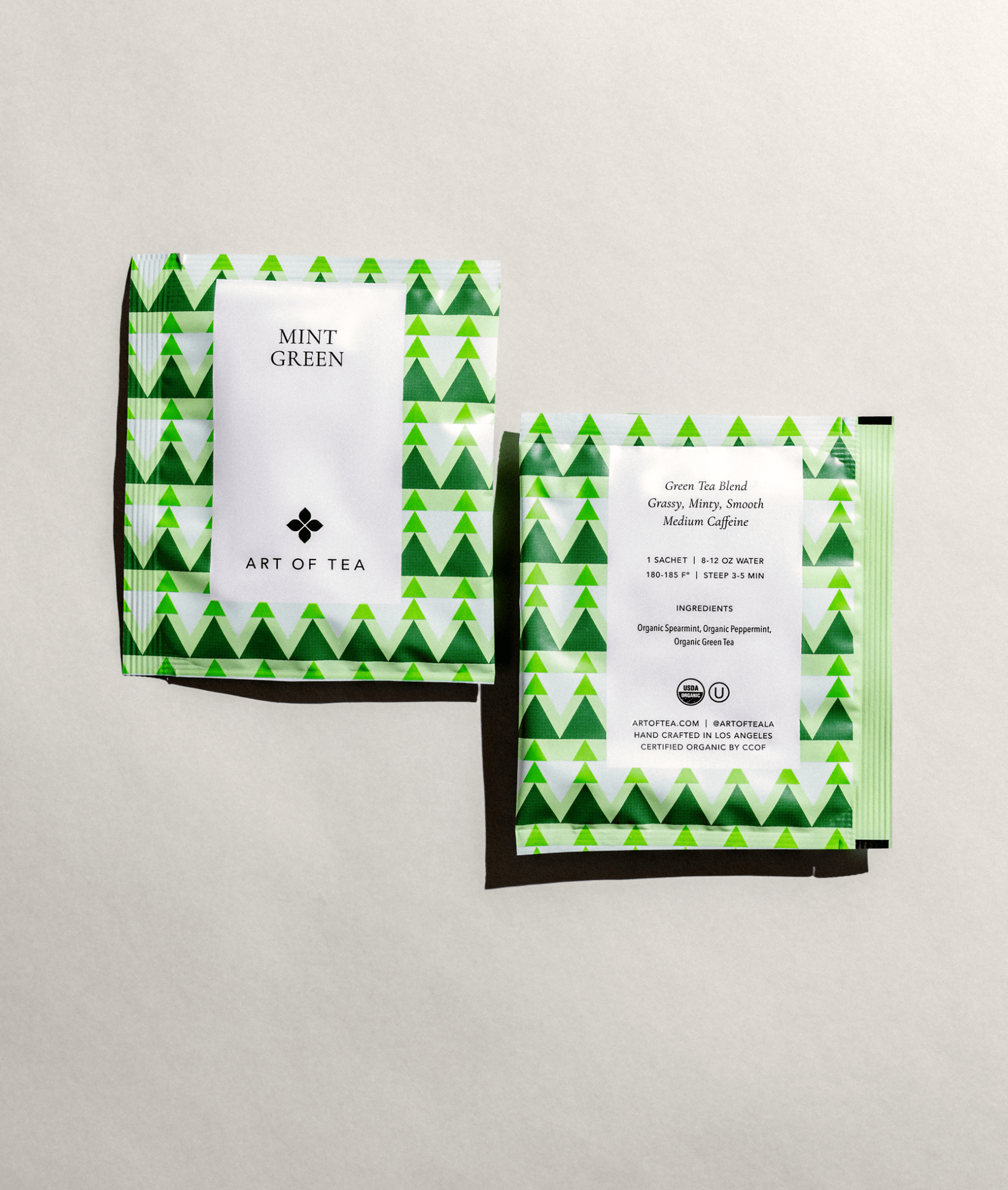 Mint Green Tea Eco Teabag Sachets - mosswell.us