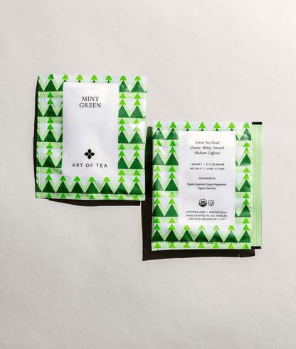 Mint Green Tea Eco Teabag Sachets - mosswell.us