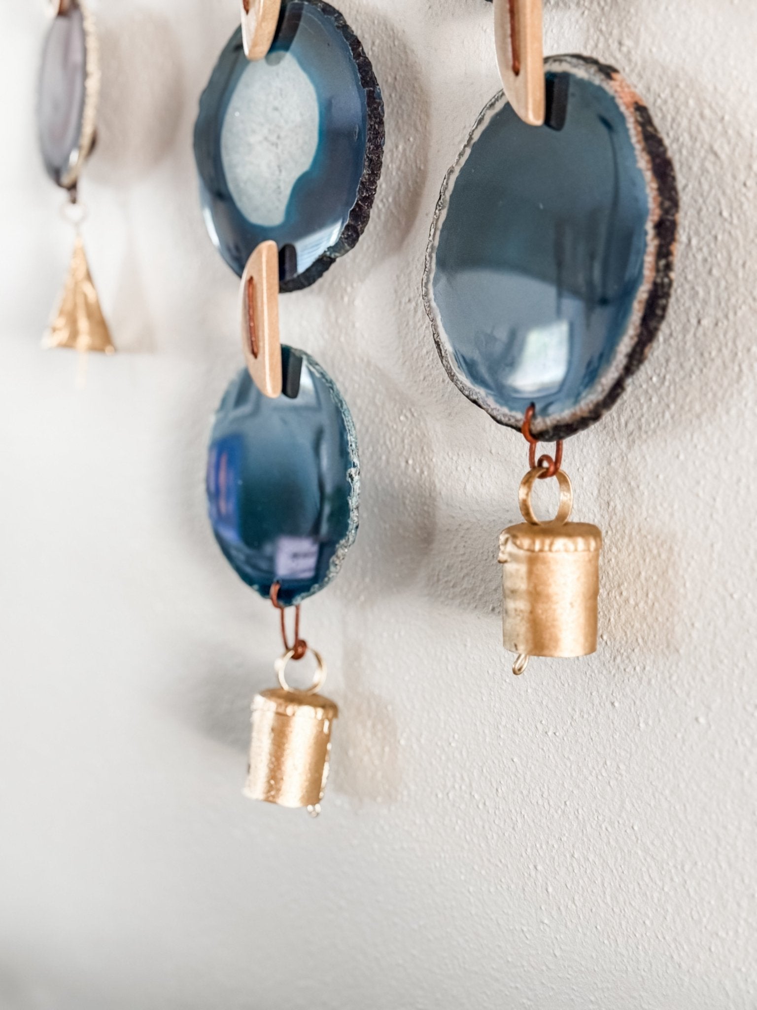 Natural Agate x Bell Garland Wall Hanging - mosswell.us