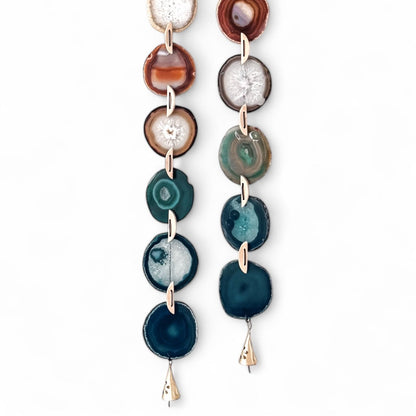 Natural Agate x Bell Garland Wall Hanging - mosswell.us