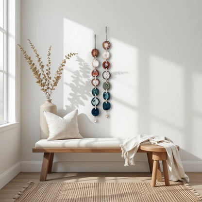Natural Agate x Bell Garland Wall Hanging - mosswell.us
