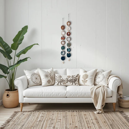 Natural Agate x Bell Garland Wall Hanging - mosswell.us