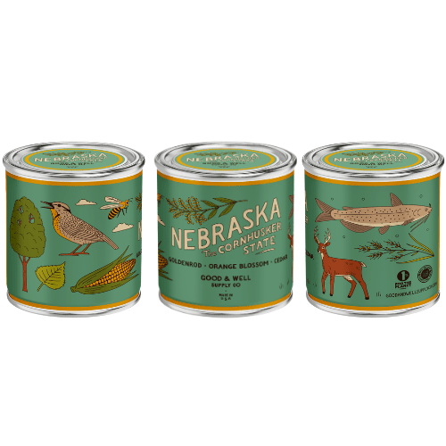 Nebraska State Candle - mosswell.us