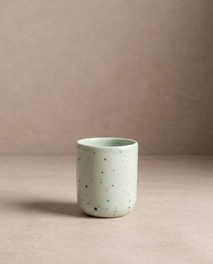 Set of 6 Espresso Cups/ Egg Cups stoneware ceramic — Party Collection