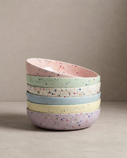 Set of 30 Colors stoneware ceramic Dinnerware — Party Collection
