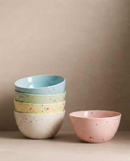 Set of 30 Colors stoneware ceramic Dinnerware — Party Collection