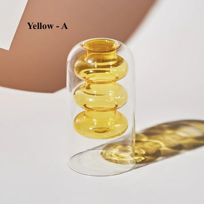 Nordic Hydroponic Colored Glass Vase - mosswell.us