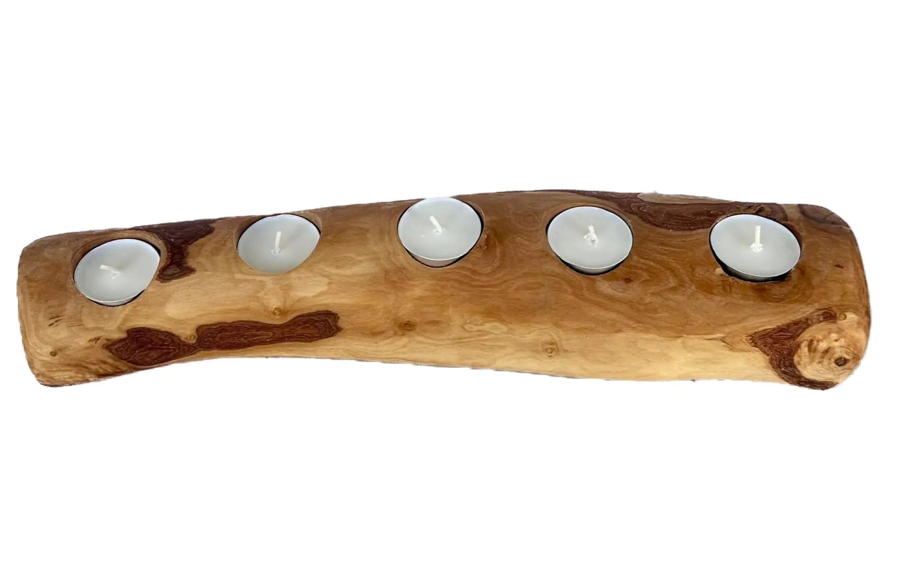 Olive Wood Candle Holder - mosswell.us