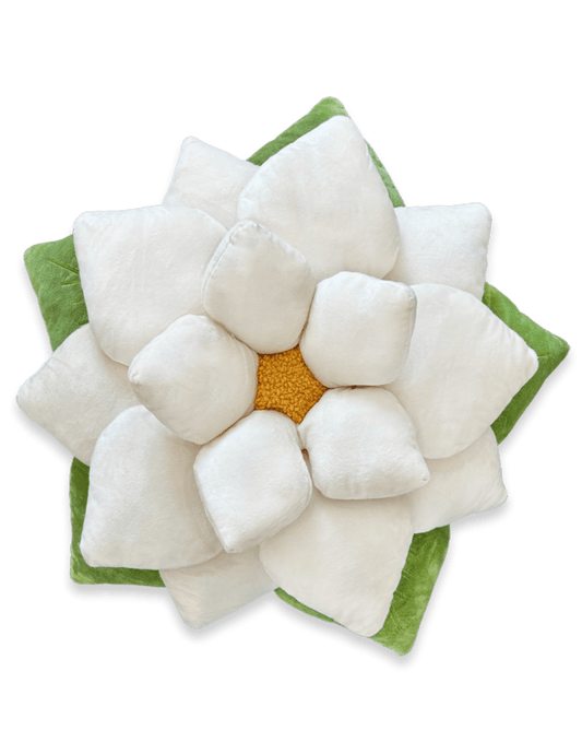 Poinsettia Pillow - Marshmallow White - mosswell.us