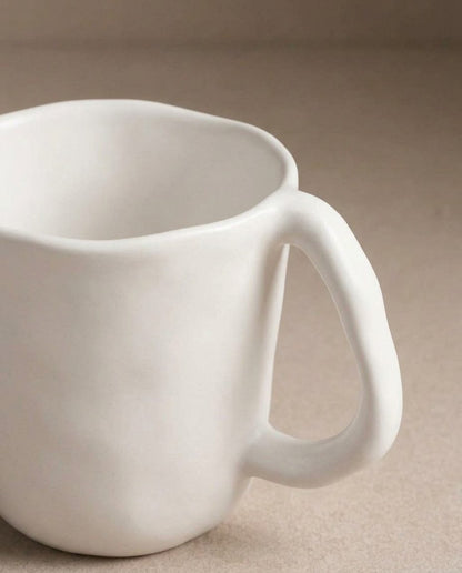 White Mug 10.1oz / 300ml stoneware ceramic — Pure Collection