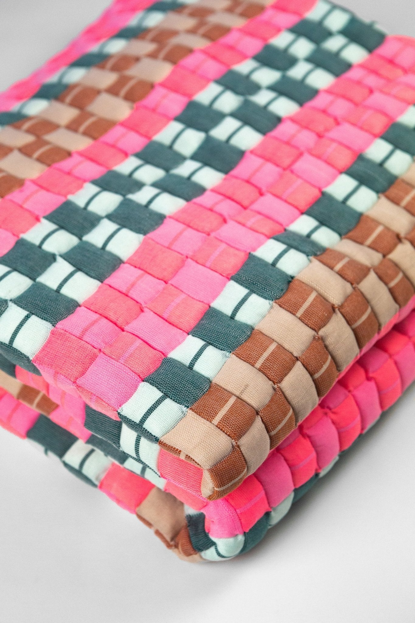 Quilted Sujani Throw Blanket - Multi - mosswell.us