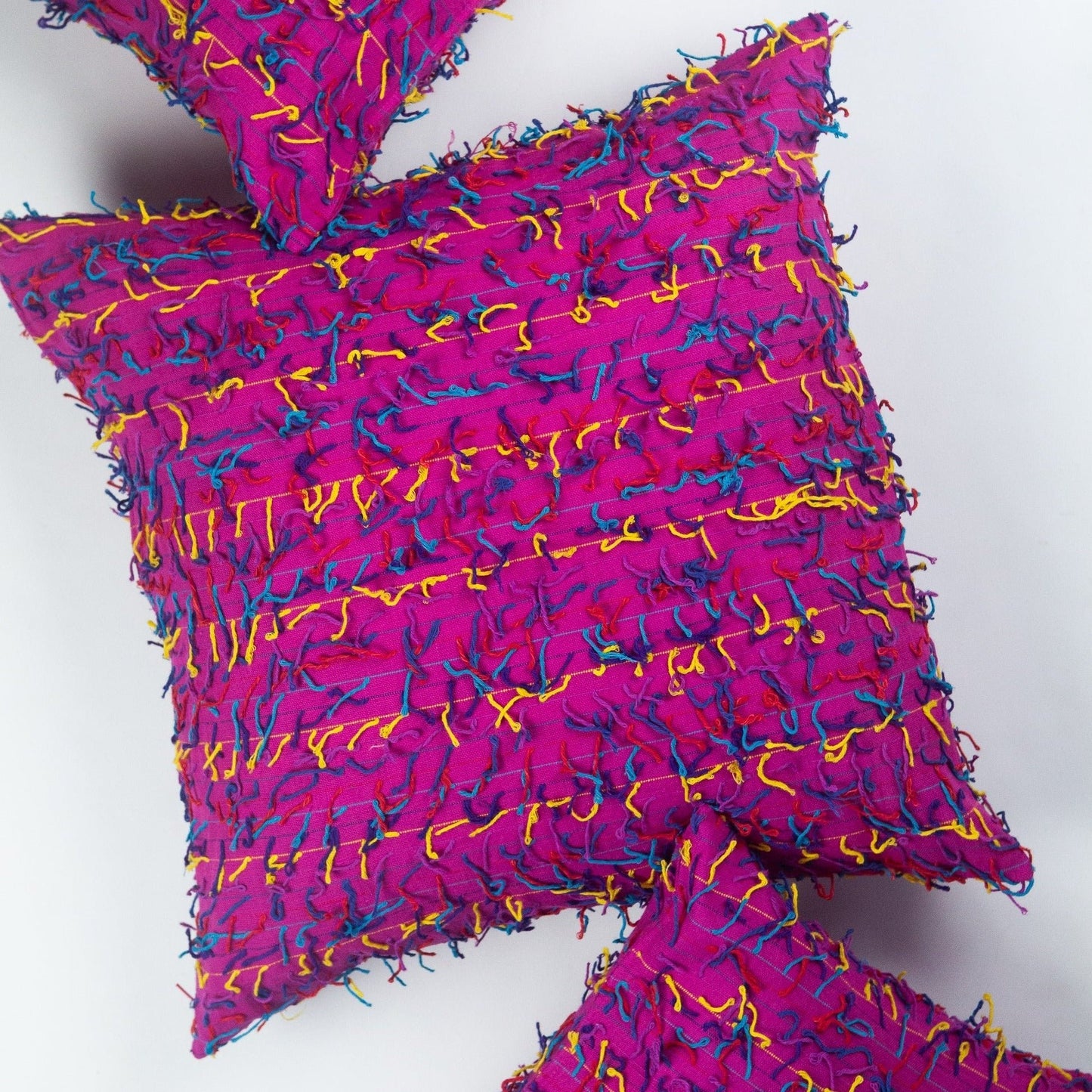 Rosa Shag Sqaure Pillow - mosswell.us