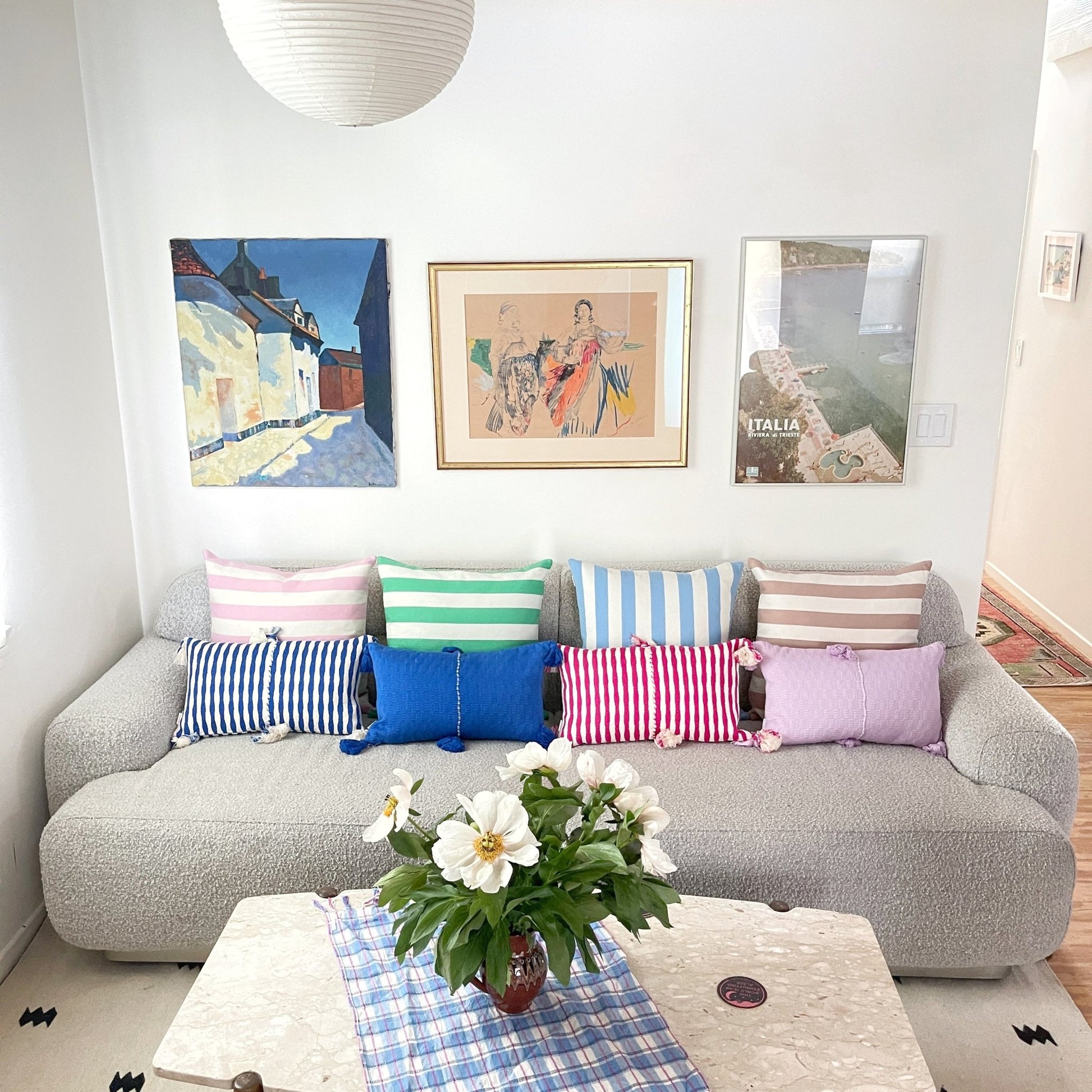 Santiago Cabana Stripe - Kelly Green - mosswell.us