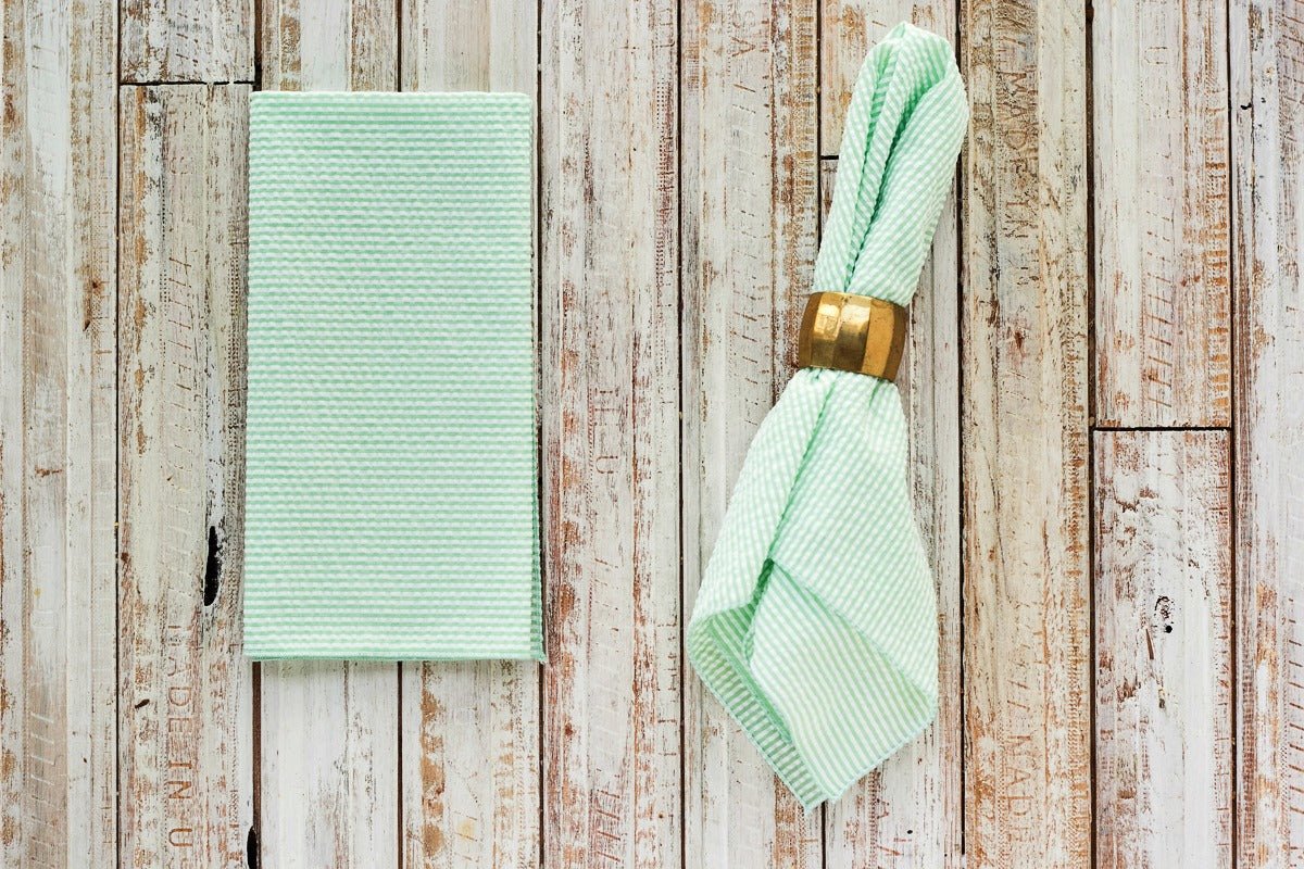 Seersucker Dinner Napkins, set of 4 - mosswell.us