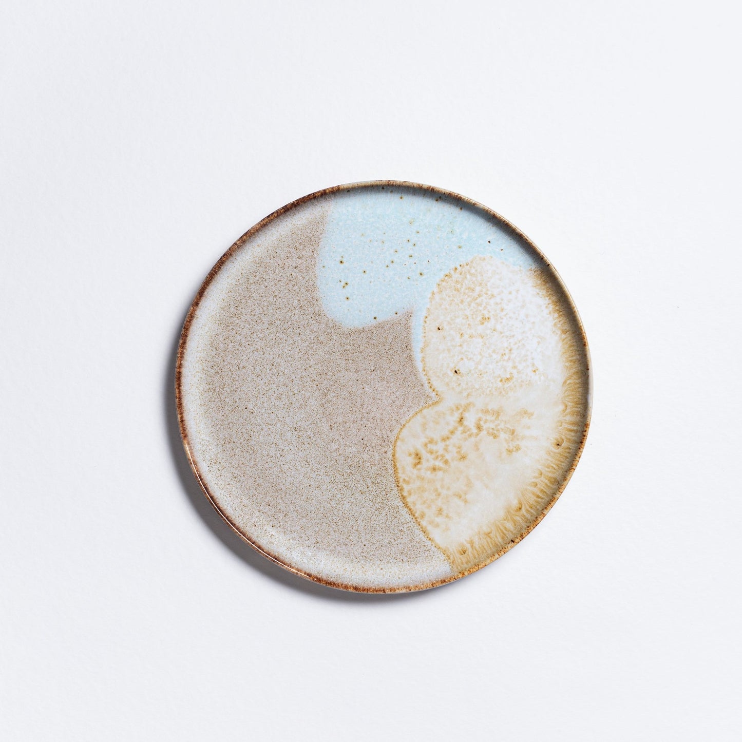 Set of 12 stoneware ceramic Dinnerware — Melting Ice Cream Collection - mosswell.us