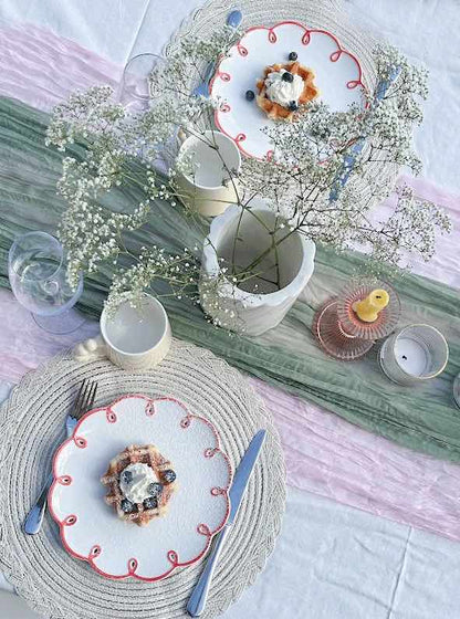 Set of 2 Cloud Ceramic Dinner Plates