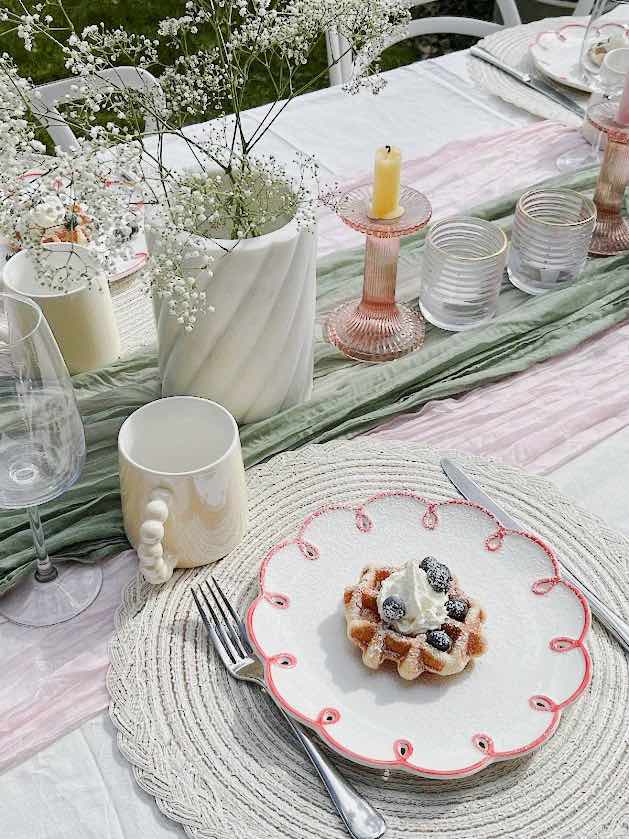 Set of 2 Cloud Ceramic Dinner Plates