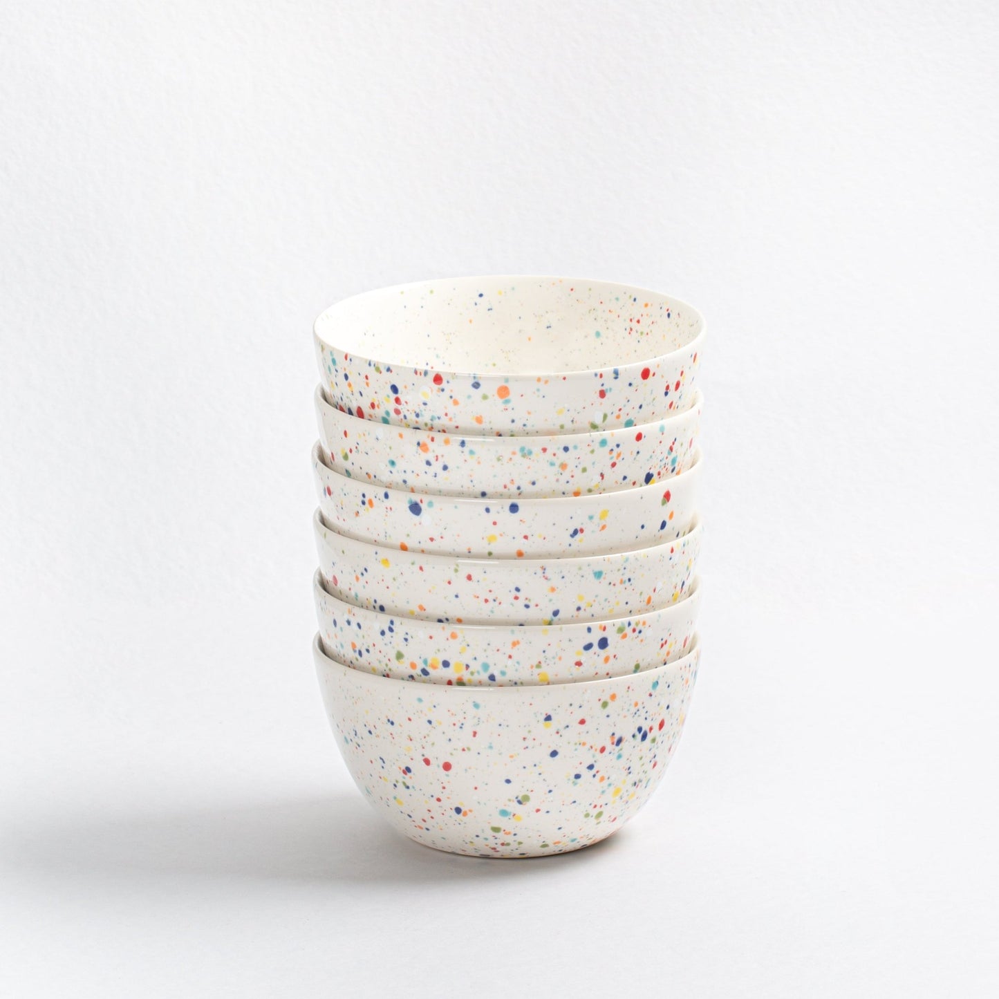 Set of 30 White stoneware ceramic Dinnerware — Party Collection - mosswell.us