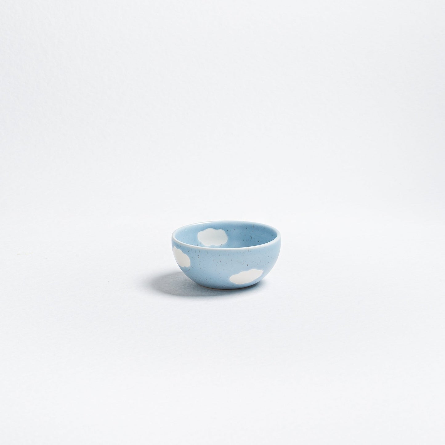 Set of 4 Blue Mini Bowl 4" stoneware ceramic — Cloud Collection - mosswell.us
