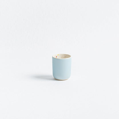 Set of 6 Espresso Cups /Egg Cups stoneware ceramic — Breeze Party In Collection - mosswell.us