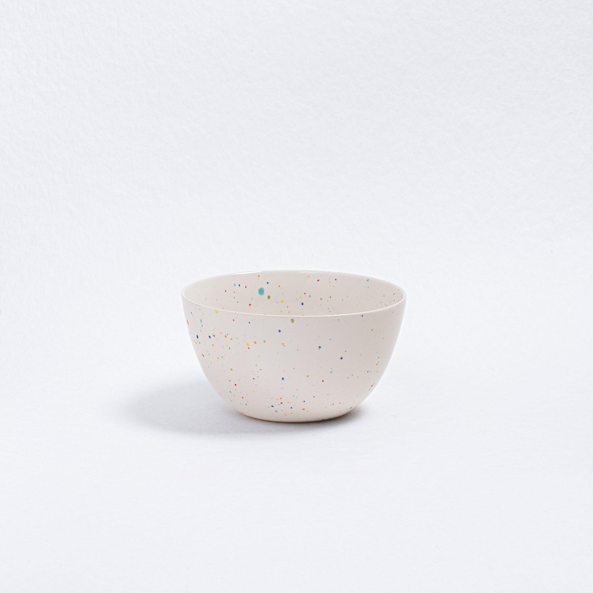 Set of 6 White Bowls 6.3" stoneware ceramic — Party Collection - mosswell.us
